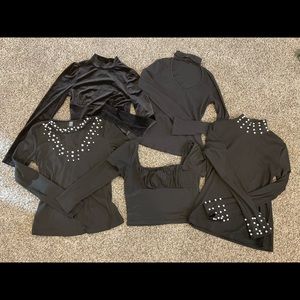 Black Basics Bundle! Turtle Necks and Crop Tops. Women’s size small.